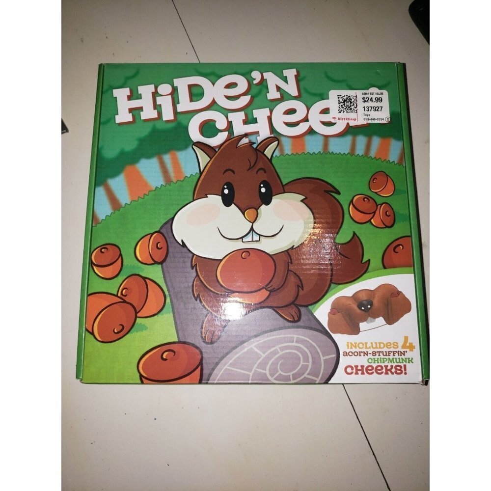 New in Box Hide 'N Cheek Board Game by Big G creative